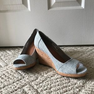 Toms Stella Wedge Heel Size 9